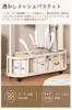 Slim Clothes Rack with Storage, Side Hooks, and Casters. [22mm Diameter Carbon Steel Tube, Sturdy, 50kg Load Capacity] [Easy Assembly] [Will Not Tip O