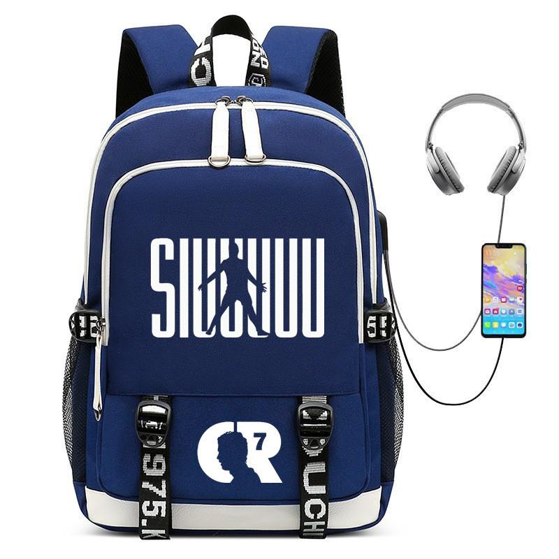 3-delige Schoolrugzakset voor Studenten Grote Capaciteit Oxford Stof Schooltas met Schouderband en Etui Backpack