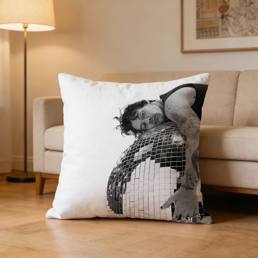 Singer HHaRRy Music Pillow Case Pattern Printed Pillowcase For Living Room Sofa Cushion Cover