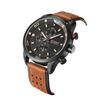 CURREN 8250 Men's Quartz Sport Casual Watch with Leather Strap