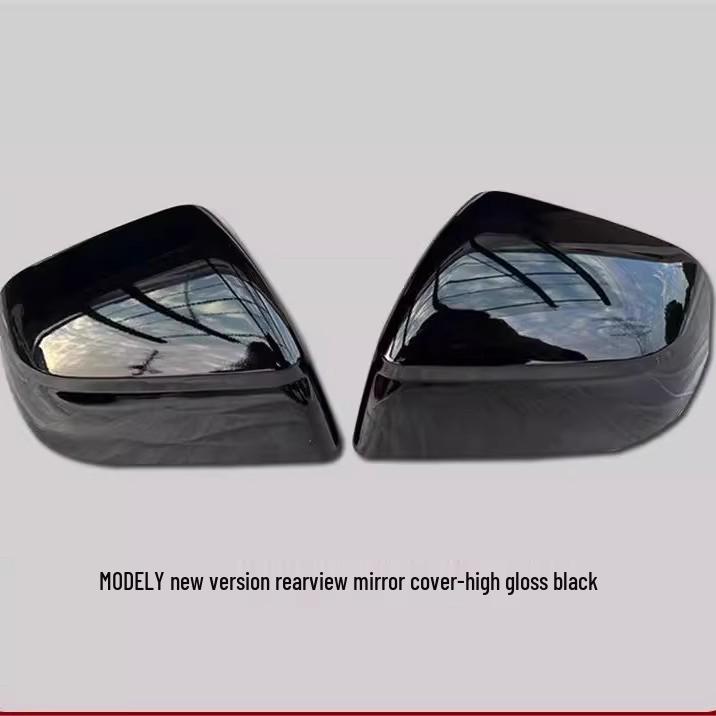 Carbon Fiber Rearview Mirror Cover for Tesla Model Y (25-Year Trade-In)