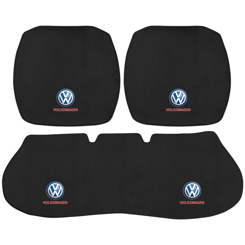 For VW Car Seat Covers Auto Protection Seat Cushion Protective Mat For VW Volkswagen Golf Polo Passat Jetta Interior Mouldings JUYS-X65 IF9