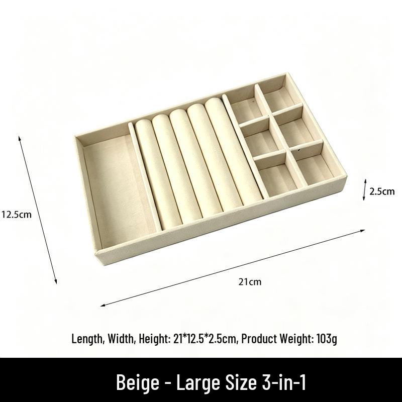 Schmuckaufbewahrungsbox & Schreibtisch-Organizer für Make-up, Ohrringe, Armbänder, Ringe