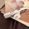 Creamy Teddy Magnetic Stand Case for iPhone 17/15 Pro Max/16 Film/14 Frosted 