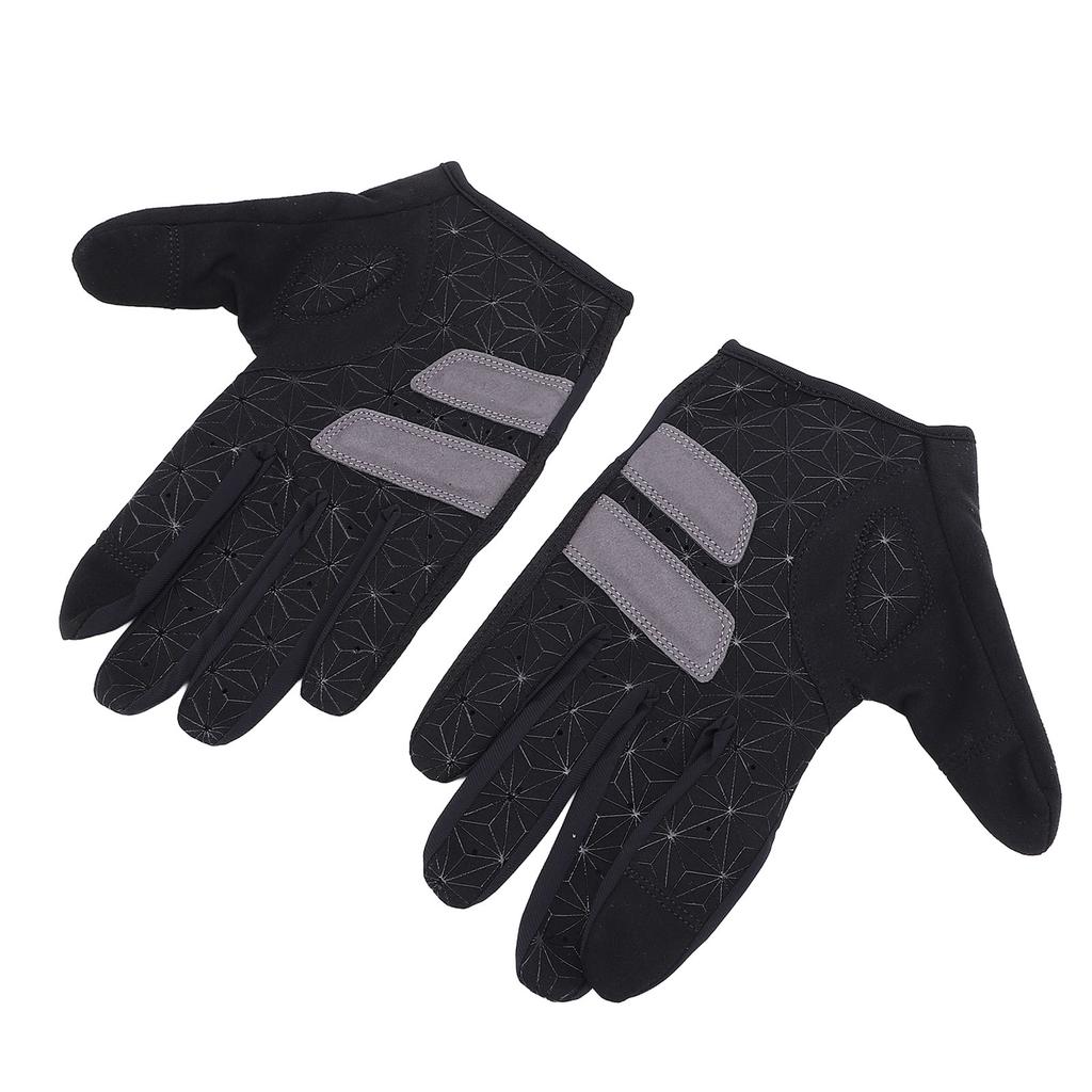 1 pereche de mănuși de ciclism cu degetul complet cu ecran tactil, mănuși de antrenament cu degetul complet, absorbante de șoc