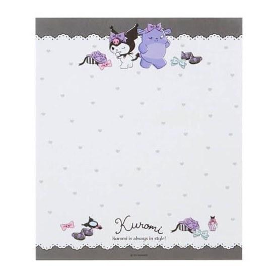 Sanrio Character-Shaped Letter Set Kuromi Package Approximately 16 Cm Wide 0.8 Deep 22 High 493937