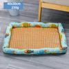 Lightweight Breathable Rattan Pet Bed - Summer Cooling Mat Pad Ice Nest Cooling Bed for Small Dogs Cats & Small Animal Supplies