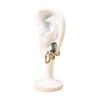 DYS Human Ear Earrings Holder, 3D Printed Earring Stand, Shape Jewelry Hanger Display Stand for Dresser Countertop