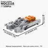 MOOXI Most Complete Space War Tank Personnel Carriers Adult Building Blocks Set MOC Brick Model Kit DIY Diorama Toy For Boy Gift
