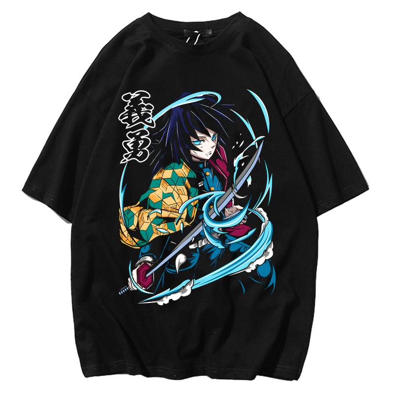 

Demon Slayer Tanjiro Kamado Tshirt Unisexs Womens Original Short Sleeve College Trend ParentChild Dress Cosplay Anime Summer 4XL