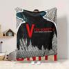 1pc V for Vendetta Flannel Throw Blanket - HD Printed Lightweight Soft Warm All-Season Blanket for Sofa, Bed, Travel, Camping 103