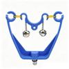 Outdoor Fishing Rod Bite Alarm Clips with Dual Loud Metal Bells Waterproof Plastic Material for Lake Freshwater Fishing