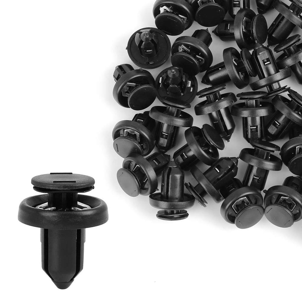 uxcell 40pcs Front Bumper Push Plastic Clips for Honda