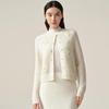 ERDOS 1980 Women's Cashmere Silk Embroidered Cardigan