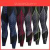 Men's Printed Spliced Fitness Pants Quick-drying Milk Silk Fabric Animal Pattern Suitable For All Seasons