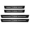 Carbon Fibre Car Threshold Stickers For Lexus RX330 IS250 Ct200h IS350 RX350 LS430 Car Door Trunk Decorative Sticker Car StylingKZ1 