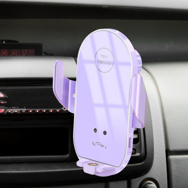Kabelloses Autoladegerät 66W Auto Schnell-Ladegerät Handyhalter Magnetische Absorption Telefonhaltewerkzeug für Windschutzscheibe