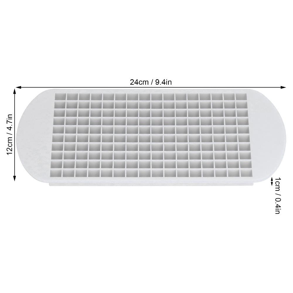 2pcs 160 Cavities Mini Ice Cube Mold Silicone Stackable Ice Tray Reusable Ice Cube Tray Home