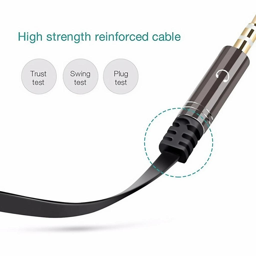 3 5mm Audio Splitter Cable 1 Male to 2 Female Microphone Headphone Y Splitter AUX Cable for Laptop Computer