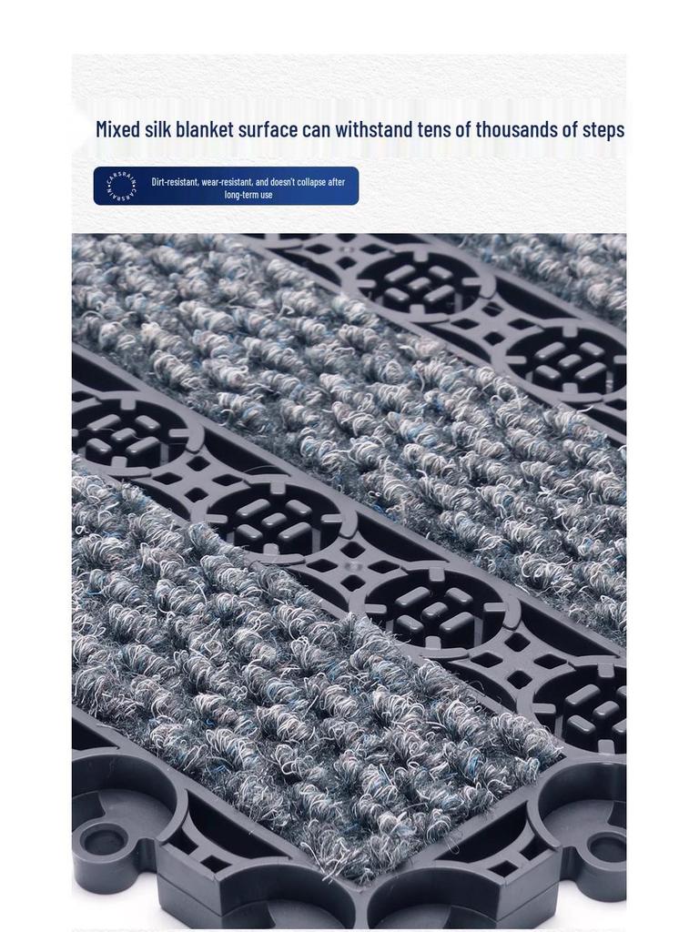 Waterproof Anti-Slip Entrance Doormat for Offices & Hotels - Dust Removal Carpet
