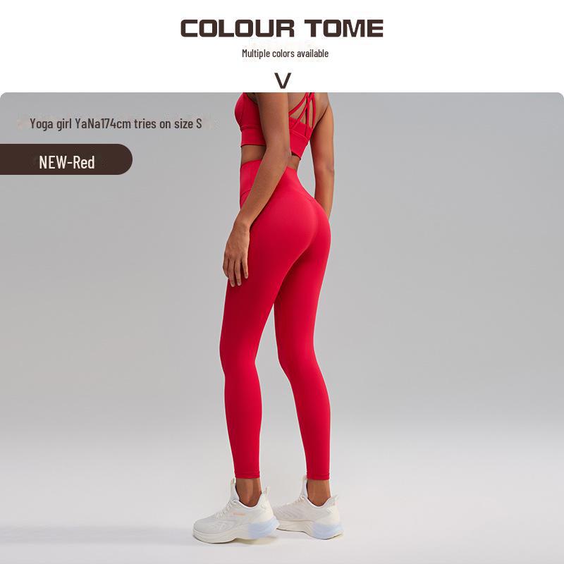 Traje de Yoga Europeo Americano de Espalda Cruzada: Sujetador Deportivo Adelgazante y Pantalones de Fitness con Bolsillo Sin Marcas