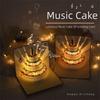 Creative 3D Music Light Birthday Cards Foldable Blessing Cake Holiday Card  All Ages