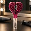 Scalp Massage Brush Heart Shape Spray Hair Brush Frizz Control Portable Detangling Comb 55ML Refillable Misting for Dry Flyaway & Tangled Smoothing