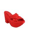 Salvatore Ferragamo Rey Platform Sandals Red