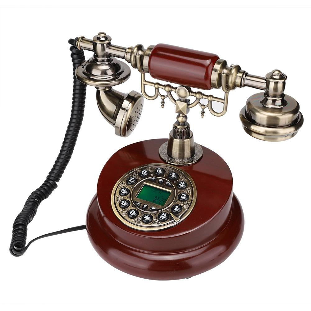 MS 6100B European Retro Style Push Button Telephone Dial Desk Phone Home Decor Classical