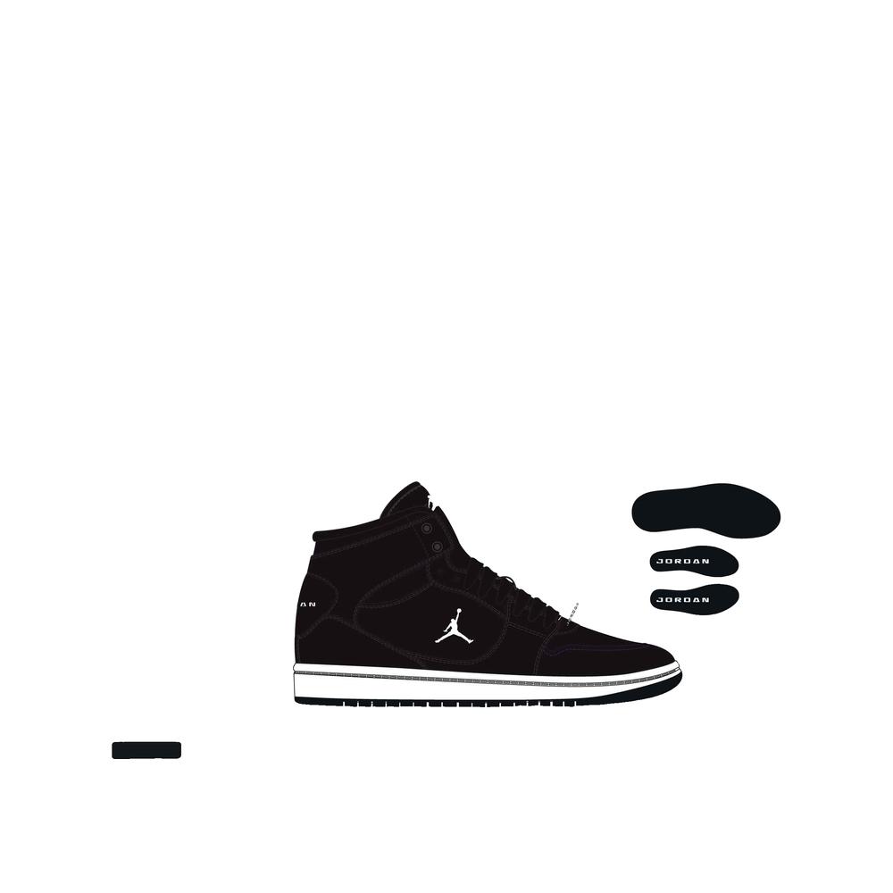 Basketball Shoes Nike Court Connect Mid Black/White