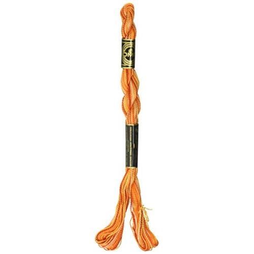 Fil à broder - DMC - 115 5-51 - Coton perlé - Orange brûlé - Taille 5