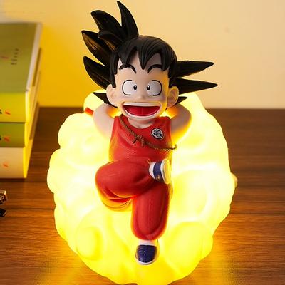 Dragon Ball Anime Figures Child Son Goku Figure Action Somersault Cloud Pvc Statue Nightlight Model Fashion Kids Toys Z Round Sensory Compression