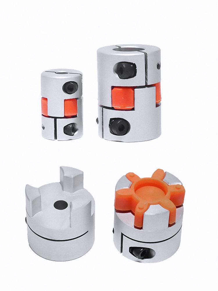 Stepper/Servo Motor High Torque Plum Blossom Coupling - Elastic Aluminum Alloy Connector