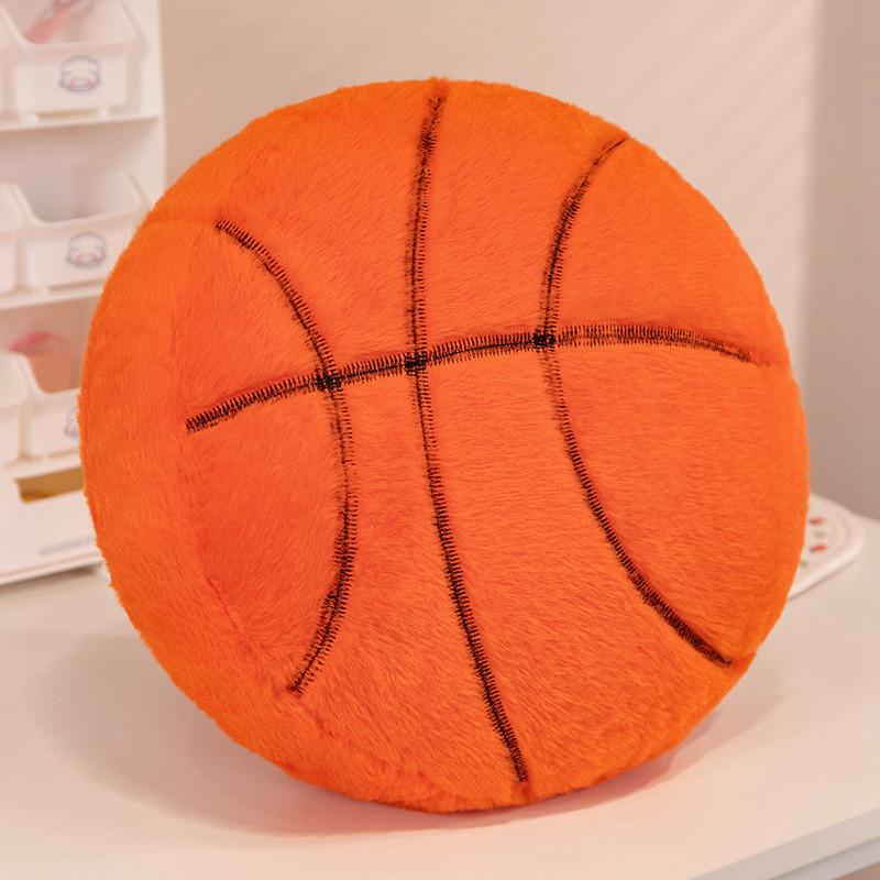 

Tennis Basketball Rugby Sports Balls Plush Toy Stuffed Doll Decoration 35cm Gift Basketball