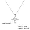 Cazador Angel Pendant Necklace for Women Christian Amulet Neck Chain Angel Baby Stainless Steel Jewelry Birthday Gifts New