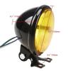 1pc for Suzuki Dirt Bike Retro Motorcycle Headlight Round with Holder Electroplate Vintage Head