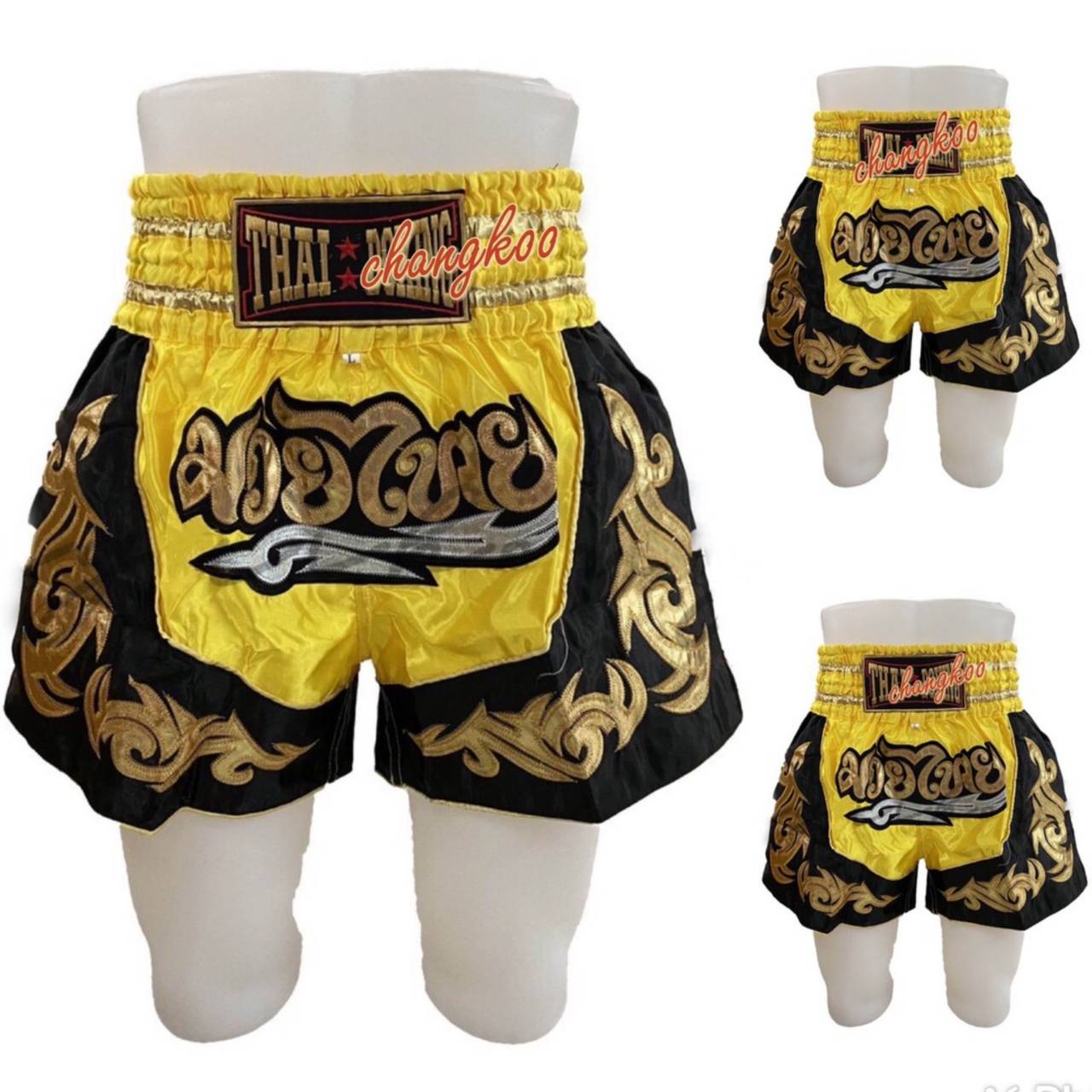 

Muay Thai Kick Boxing Kid Children Shorts Fight MMA Elastic Wrist Training Martial Art Satin 8 S