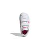 adidas VL COURT 2.0 Cow Leather Hook and Loop Balance Low Top Toddler Shoes White Infant And Toddler EG3890