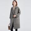 Women's Mid-Length Wool Blend Winter Coat