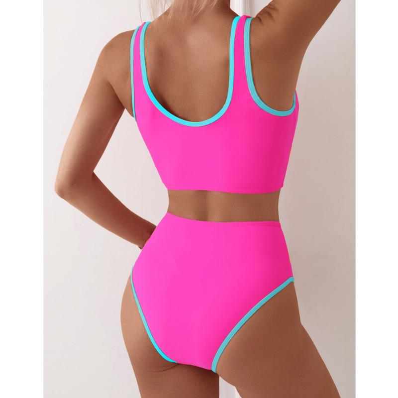 Cover Belly Sexy High Waist Bikinis Women Swimwear Female Swimsuit For Swim Wear Bathing Suits Bikini Set Beachwear Pool Bather