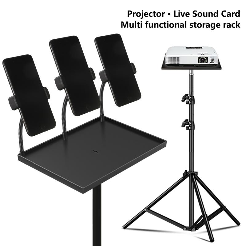 Microphone Stand Sound Card Tray 1 Set Sturdy Plastic Bracket Easy Install for Live Streaming Vlogging Online Class