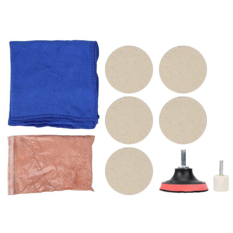 Cerium Oxide Powder Polishing Kit 100g Glass Polishing Kit Good Effect Practical for Glass Windscreen Scratch Remover