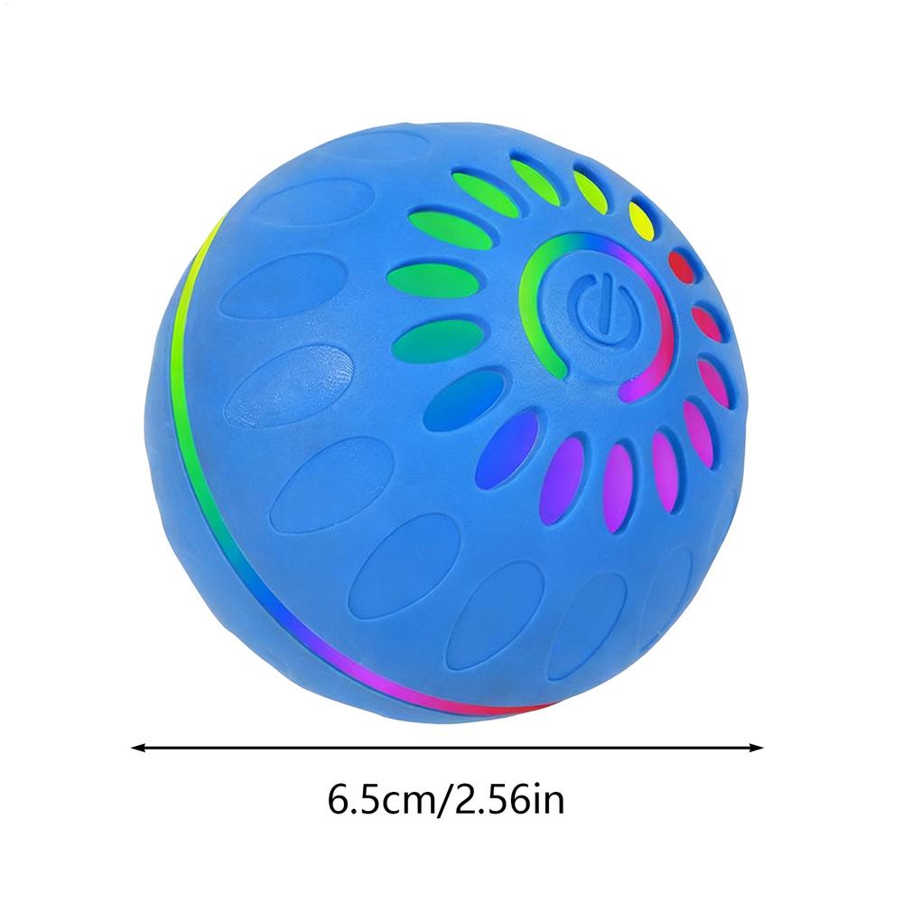 

Dog Toy Ball Interactive Rolling Ball Auto Moving Dog Toy Two Modes Rechargeable Automatic Ball Pet Toy Supplies for Dogs Cats синій