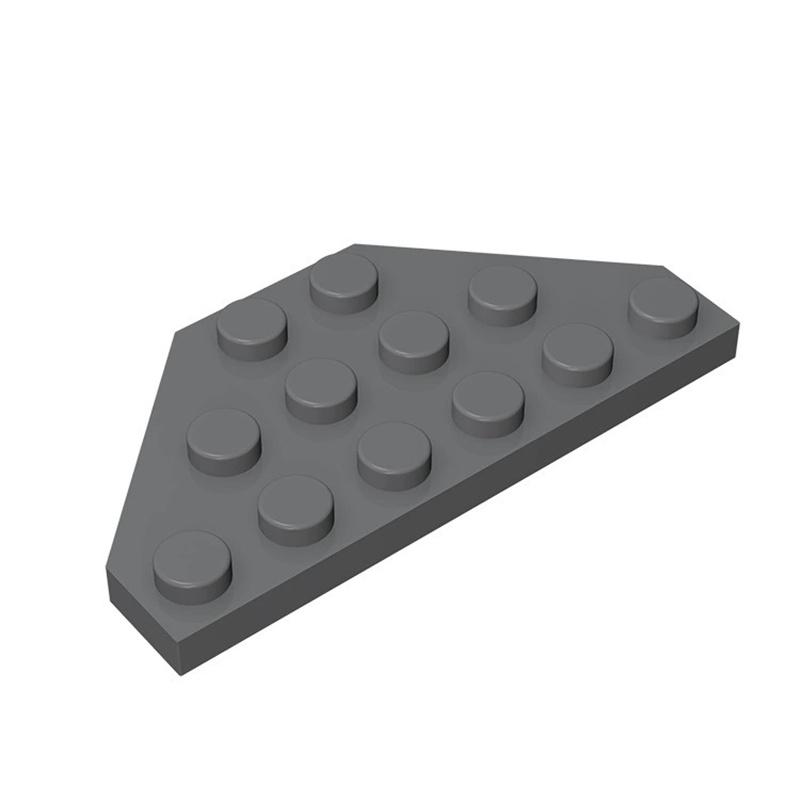 50pcs 2419 3x6 Wedge Plate Building Blocks 3x6 Cut Corners Bricks Particle Puzzle Assemble Toys Children Birthday Kid Gifts