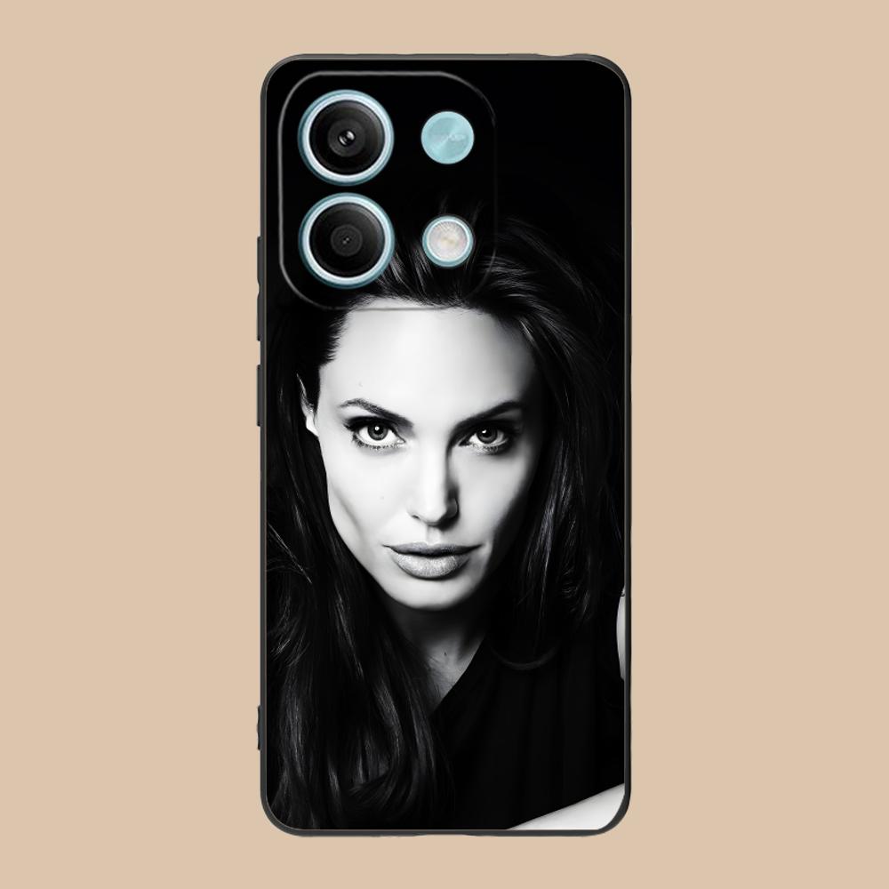 Angel Jolie Matte TPU Mobile Phone Case for POCO M7 M6 M5 M4 M3 X7 X6 X5 X4 X3 Pro GT 5G Colorful Printing Cover