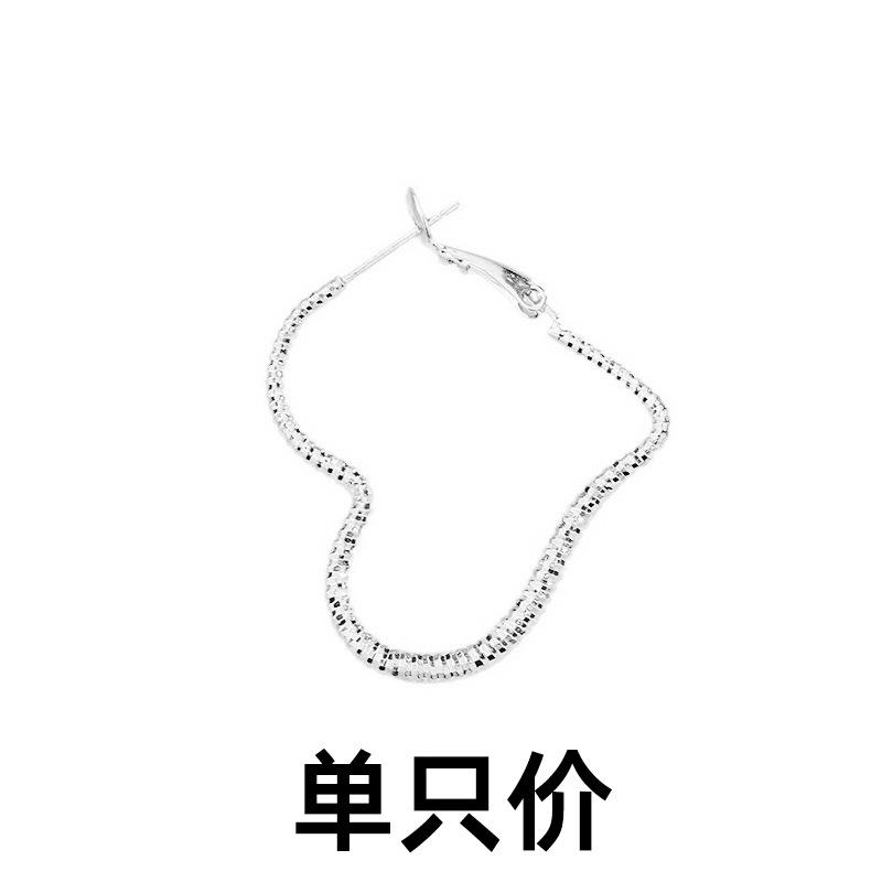 

Серьги Gypsy Love, женская ниша, показывающая лицо, тонкие и преувеличенные серьги, поверхность с огранкой в виде цветка автомобиля, супер-вспышка персиковых сердечек Copper