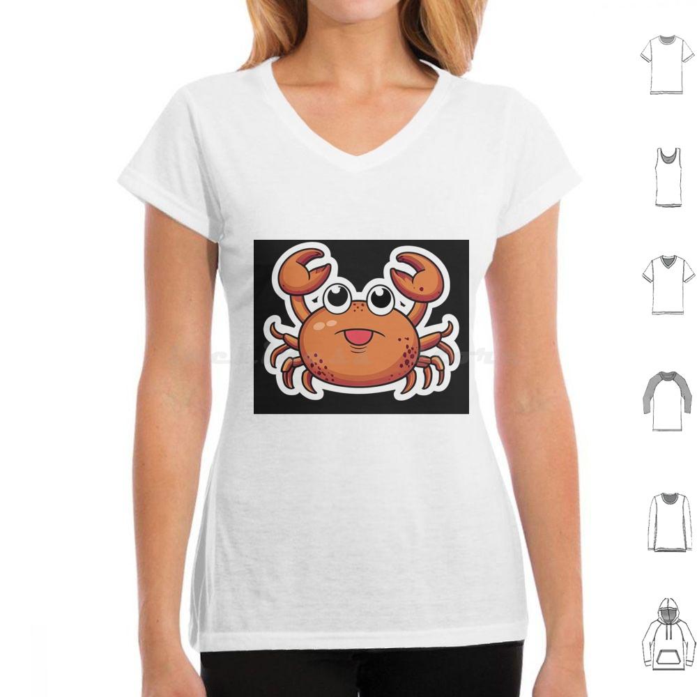 Crab Orange Cute Maryland T Shirt Cotton Men Women DIY Print Crab Maryland Chesapeake Bay Wildlife Nature Animal Crab Crabs