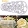 6 Pcs Fondant Cake Sugarcraft Rose Flower Cookie Mold