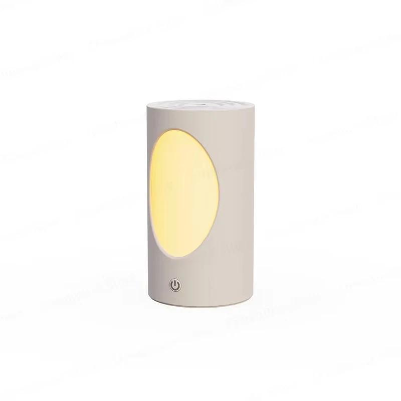 

Новый увлажнитель воздуха Tree Hole USB с мягким светом, ночник для дома, бесшумная ароматерапия, увлажнение воздуха, перезаряжаемый диффузор эфирных масел белый