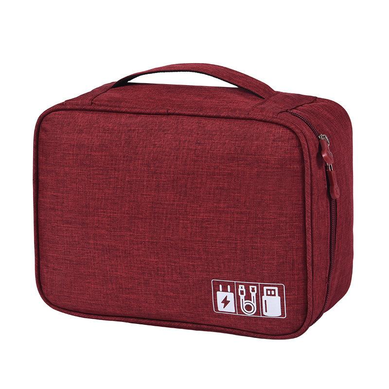 Borsa Multifunzione per Telefono Cellulare e Accessori Digitali Custodia per Telefono Cellulare Chiavetta USB Power Bank Borsa Portatile